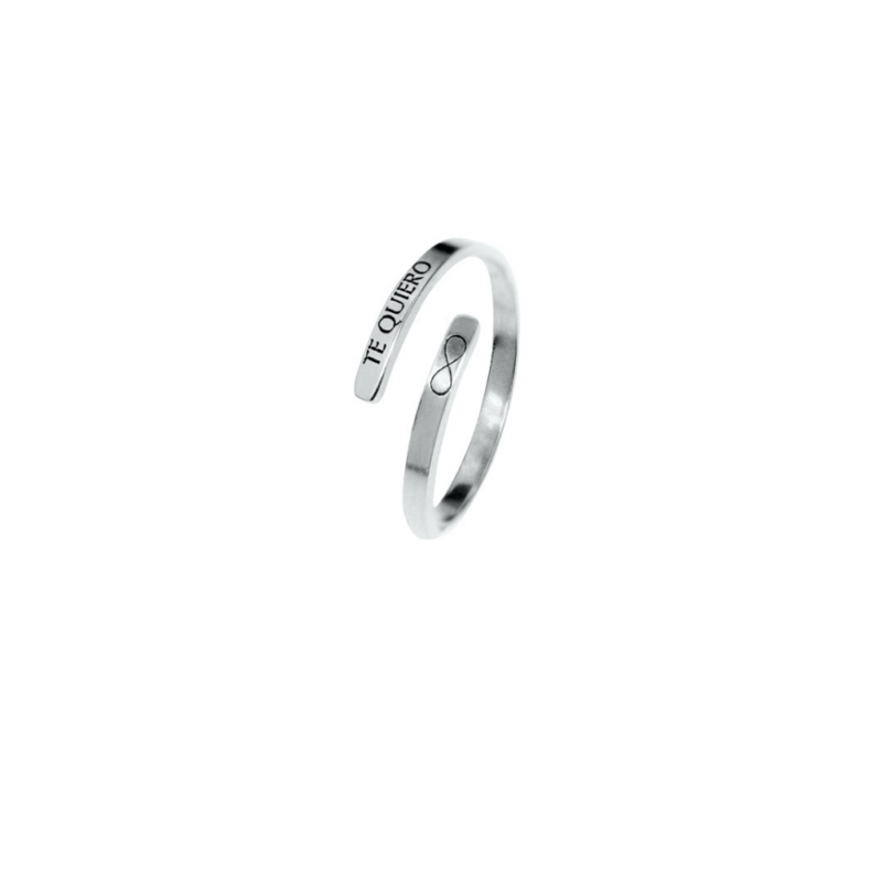 Anillo Plata 1ª Ley Personalizado