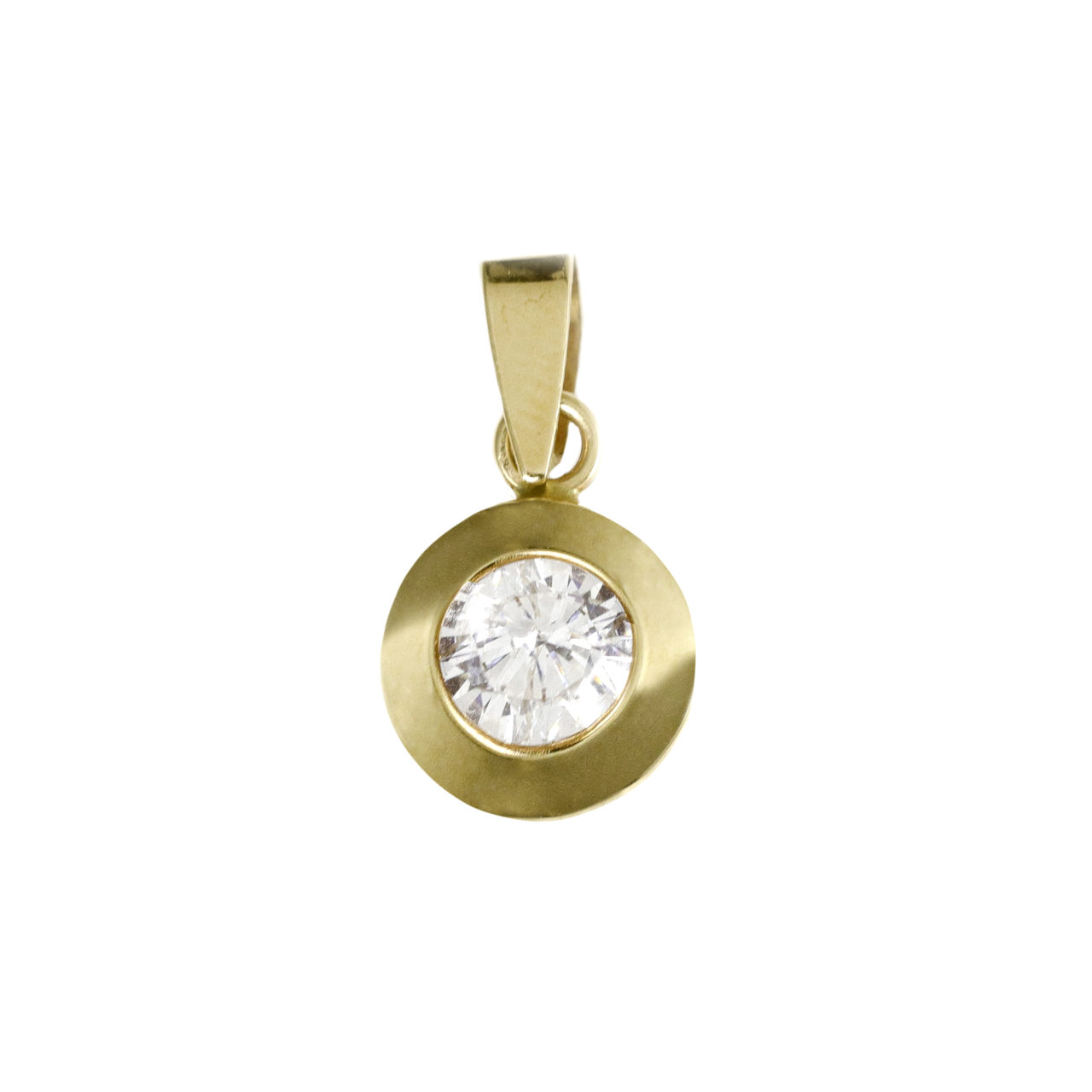 Colgante Oro 18K Circonita