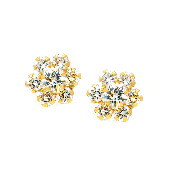 Pendientes Oro 18K con Circonitas