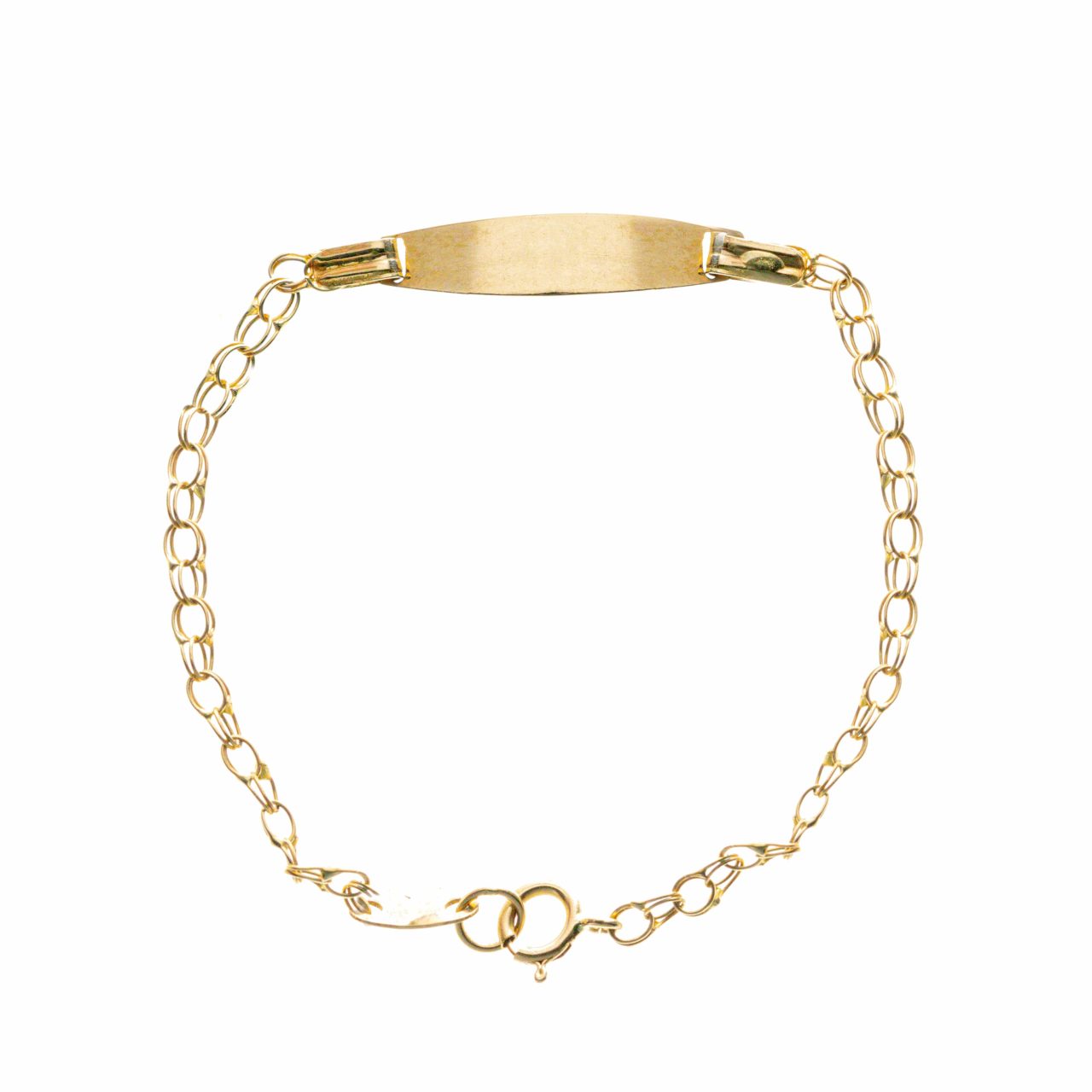 Pulsera bebé Oro 18K Placa