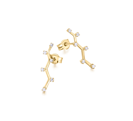 Pendientes Oro 18K Constelación con Diamantes LeCarré