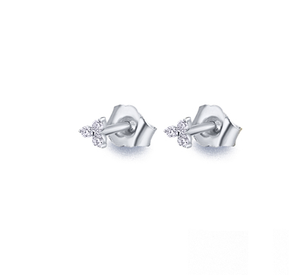 Pendientes Oro 18K Trinity con Diamantes LeCarré
