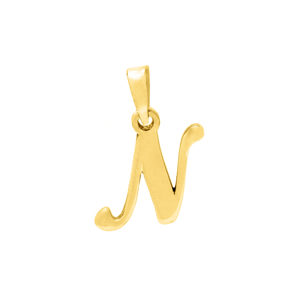 Colgante Oro 18K Inicial Personalizado