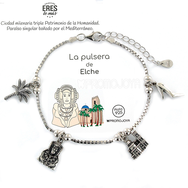 Pulsera Plata 1ª Ley Elche