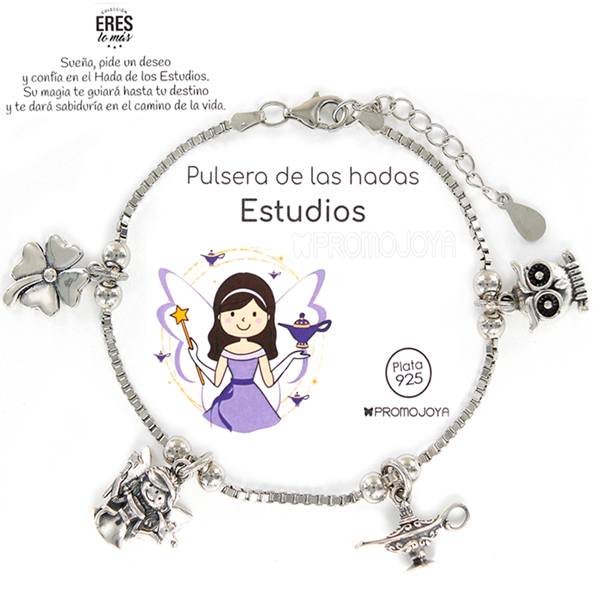Pulsera Plata 1ª Ley de las Hadas Estudiante