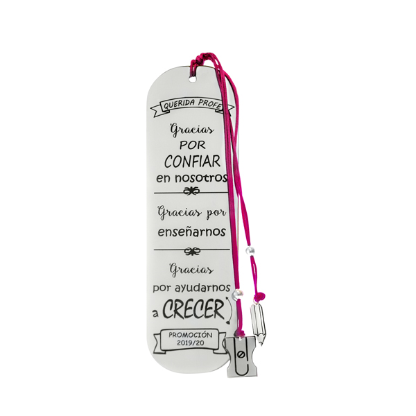 Marcapáginas Acero Personalizado grande