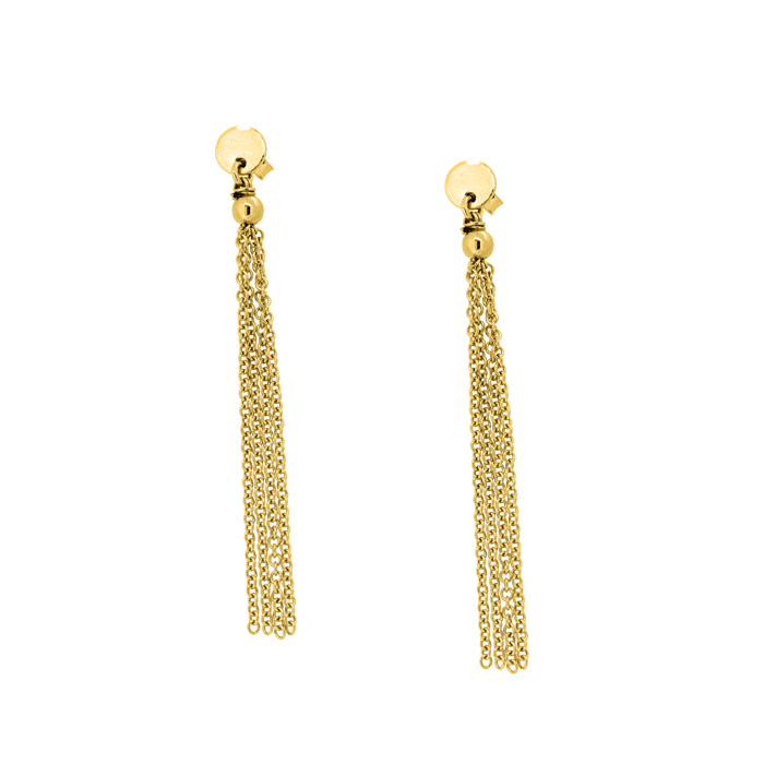 Pendientes Oro 18K Cadenas