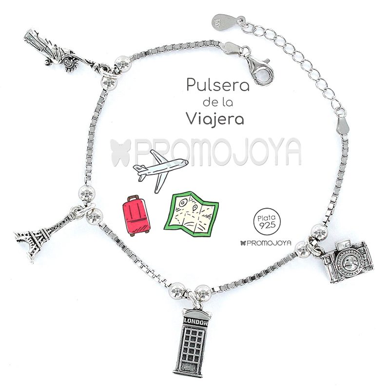Pulsera Eres lo más Viajera Plata 1ª Ley