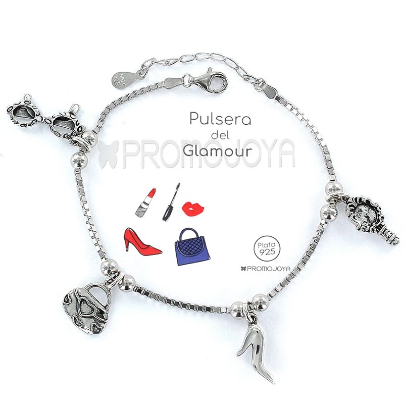 Pulsera Plata 1ª Ley Eres lo más Glamour