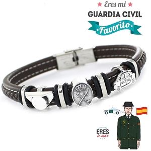 Pulsera Plata 1ª Ley Guardia Civil