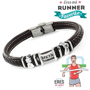 Pulsera Plata 1ª Ley Runner