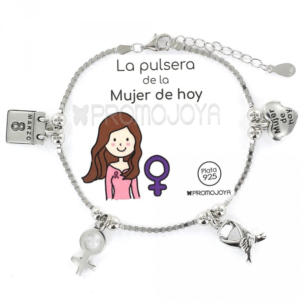 Pulsera Plata 1ª Ley Mujer de hoy