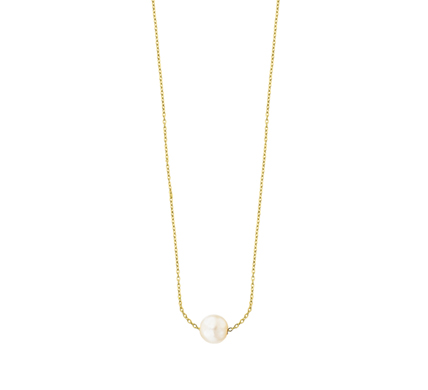 Cadena Oro 18K con Perla Cultivada