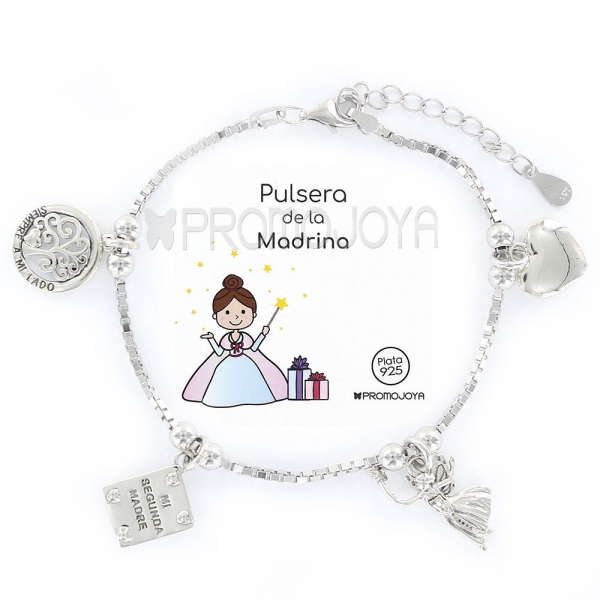 Pulsera Plata 1ª Ley Madrina