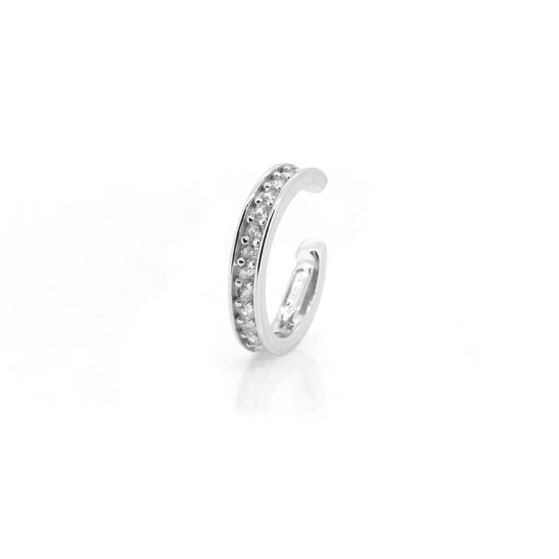 Pendientes Plata 1ª ley EAR CUFF Circonitas