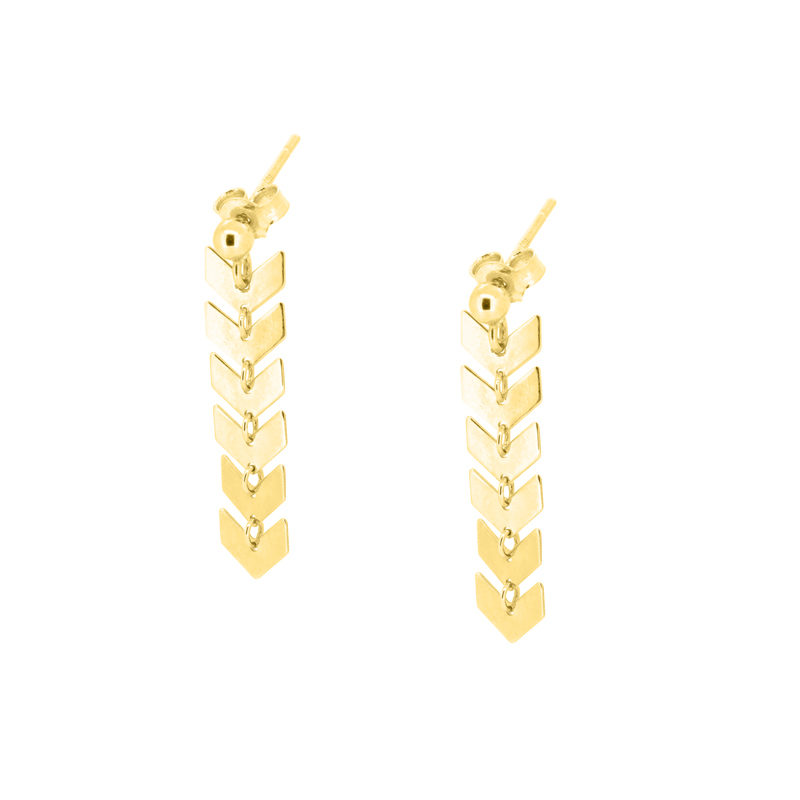 Pendientes Oro 18K Flechas
