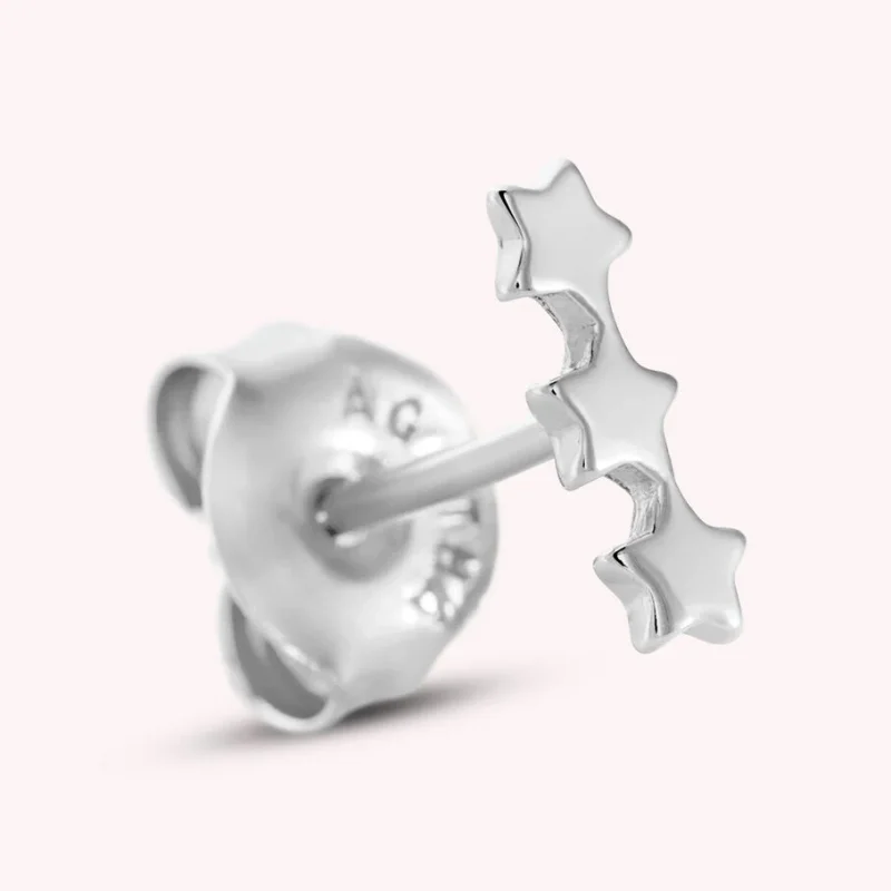 Piercing mini TRIOSTAR - Plata AGATHA