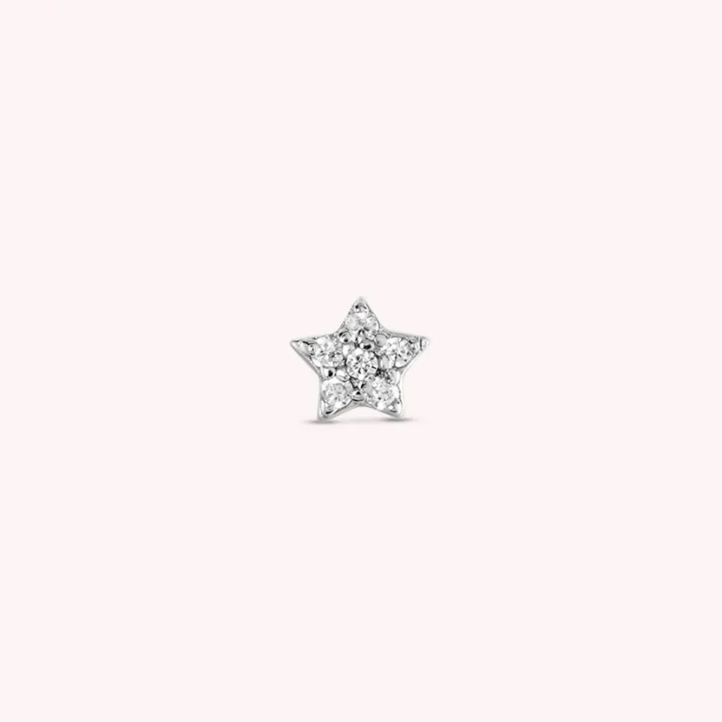 Piercing mini STARBRIL - Cristal / Plateado AGATHA