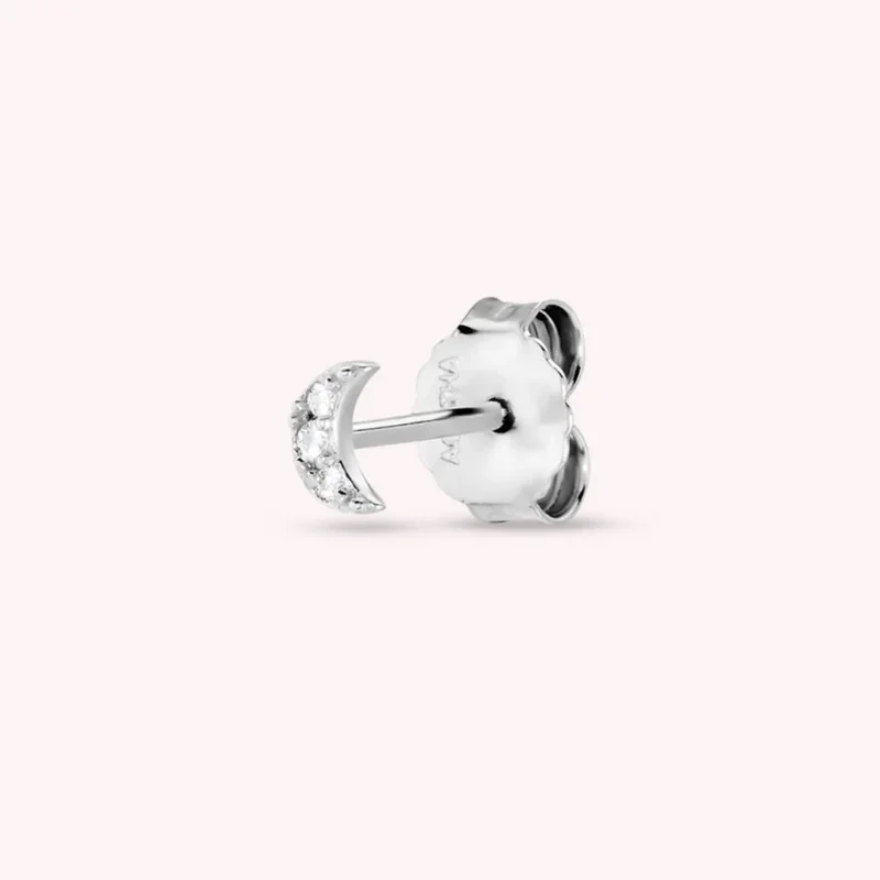 Piercing mini LUNITA - Cristal / Plateado AGATHA