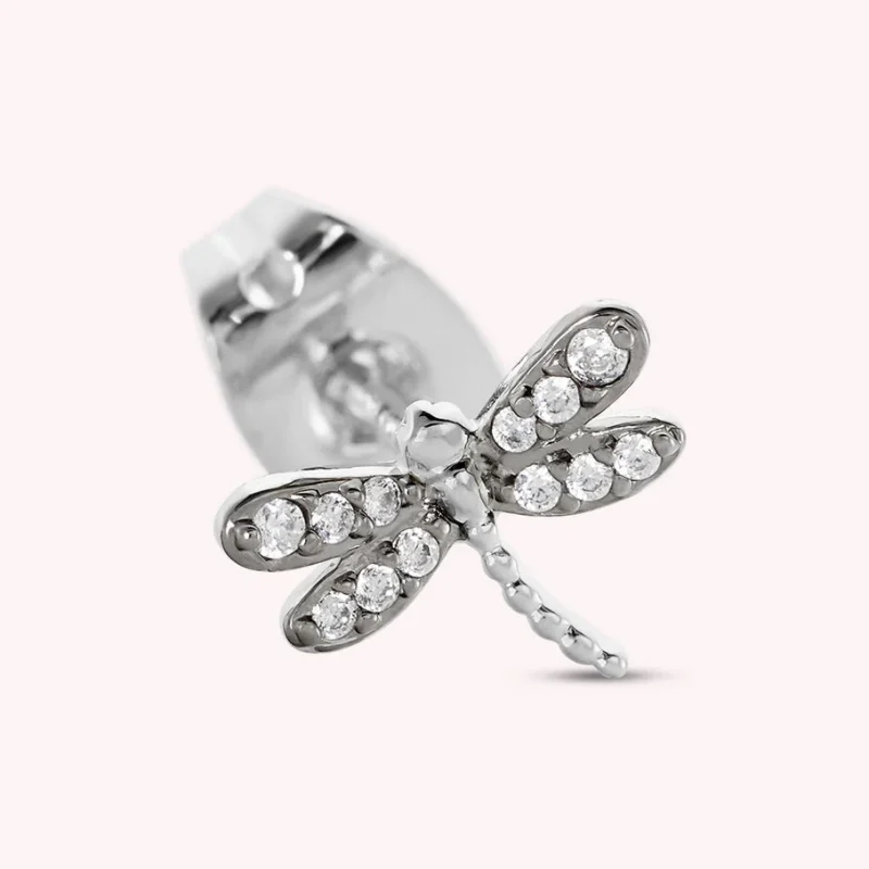 Piercing mini TINY - Cristal / Plateado AGATHA