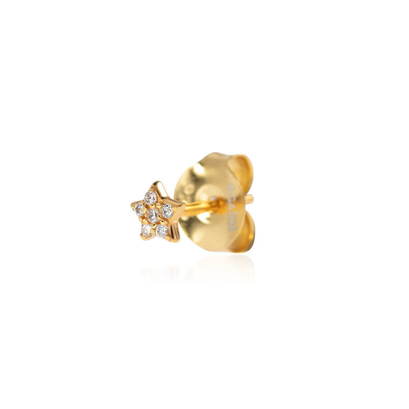Piercing mini STARBRIL - Cristal / Baño Oro AGATHA