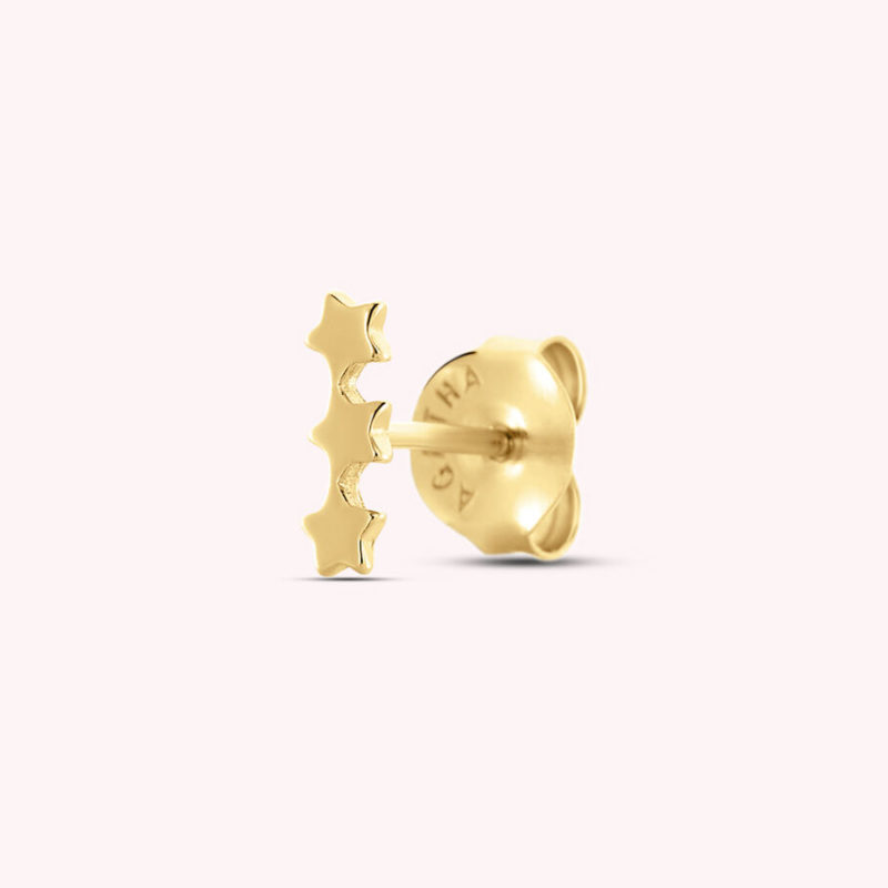 Piercing mini TRIOSTAR - Dorado AGATHA
