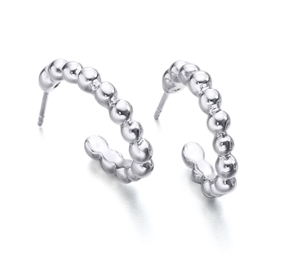 PENDIENTES DE PLATA BOLITAS RODIO LeCarré