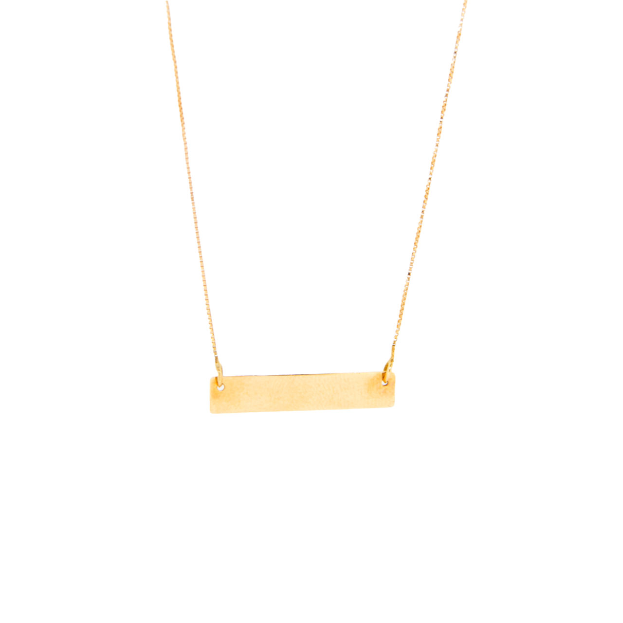 GARGANTILLA BARRA ORO 18K