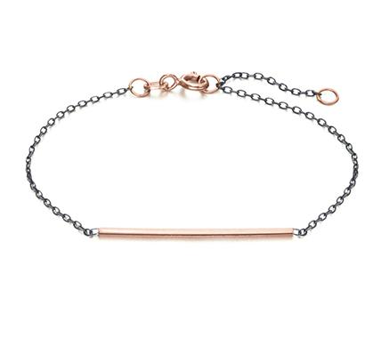 PULSERA CADENA Y BARRA RÍGIDA LeCarré