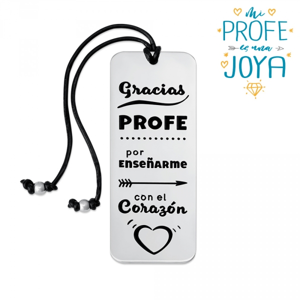 Marcapaginas Gracias Profe Por Enseñarme Con El Corazón