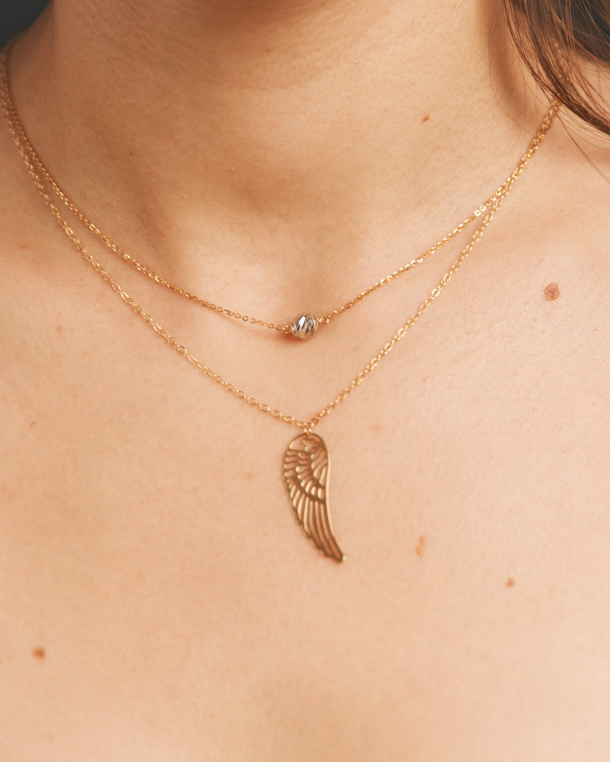 Collar oro 18k ALA ANGEL VICTORIA SECRET - Imagen 2