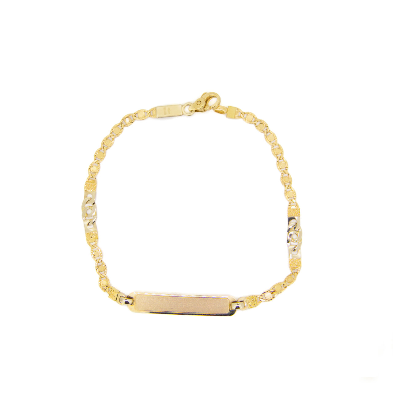 Esclava oro 18k bicolor