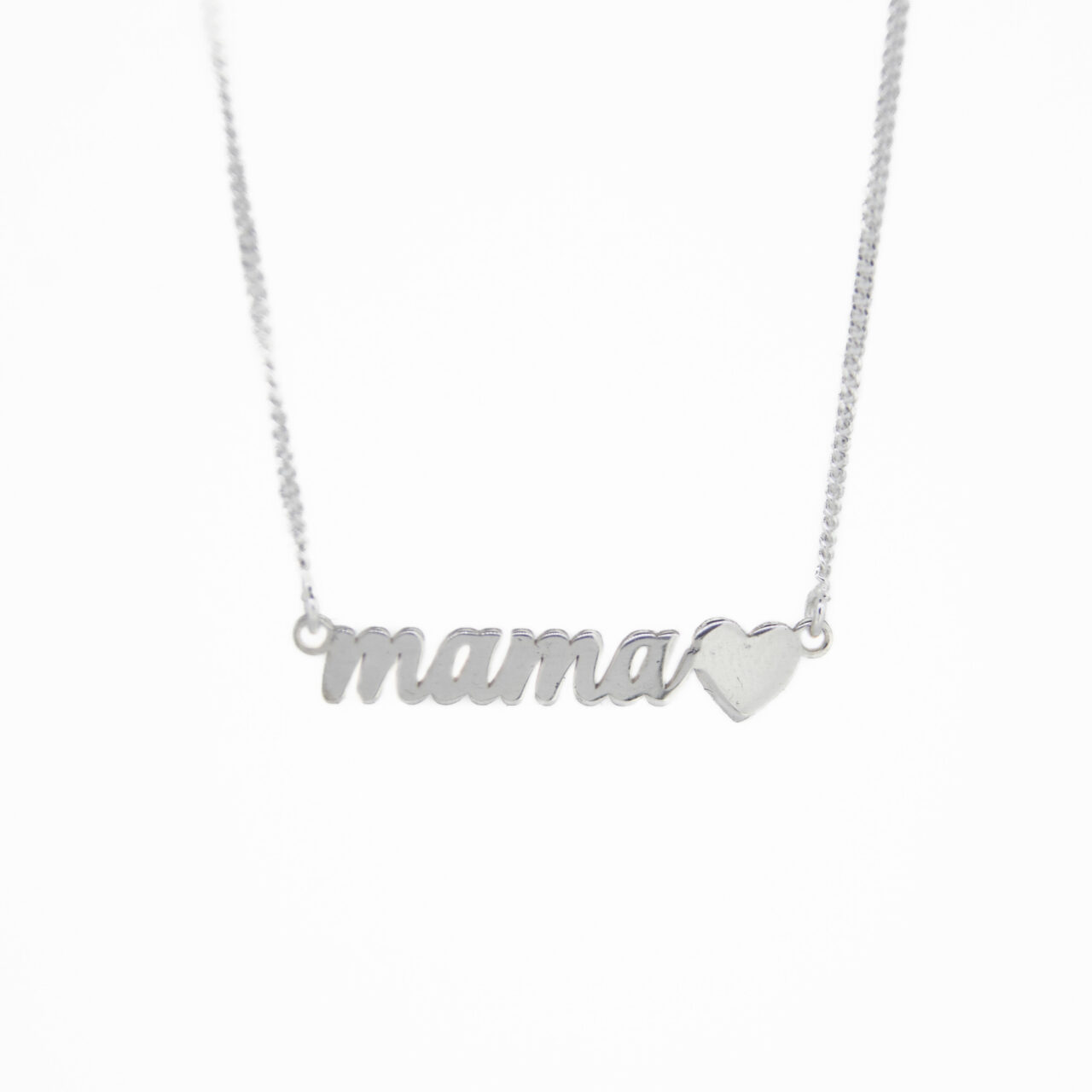 COLGANTE MAMA CORAZÓN PLATA 1º LEY PERSONALIZABLE