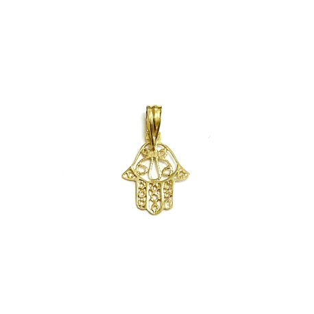 COLGANTE ORO 18K  MANO DE FATIMA