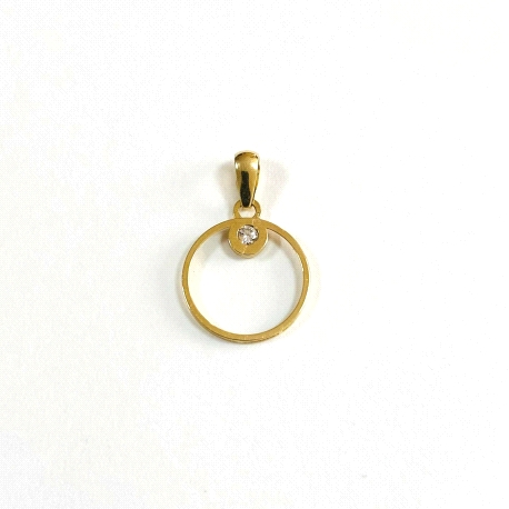 COLGANTE ORO 18K CIRCONITA
