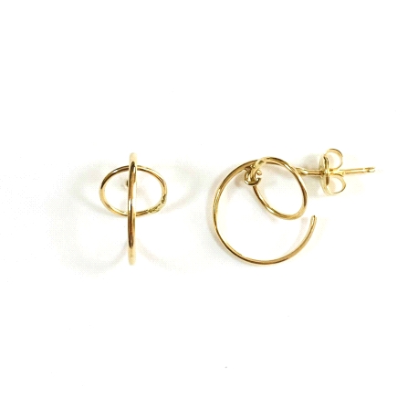 PENDIENTES ORO 18K ARO CIRCULO
