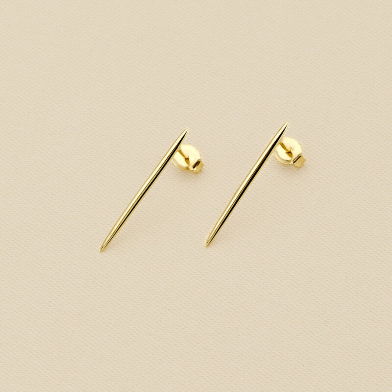 Pendientes largos RADIEUX - Dorado AGATHA