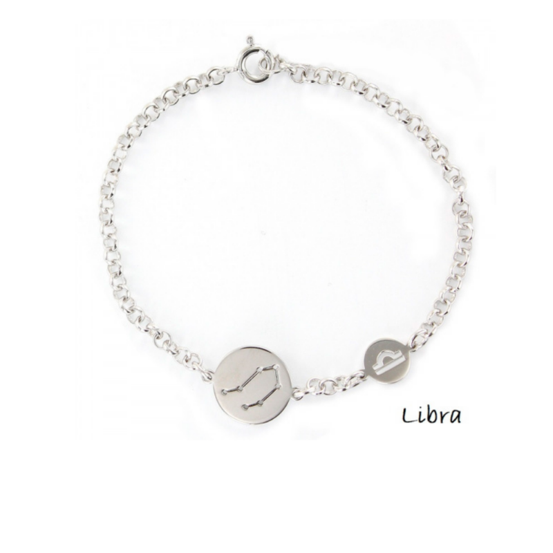 PULSERA PLATA 1º LEY HOROSCOPO LIBRA