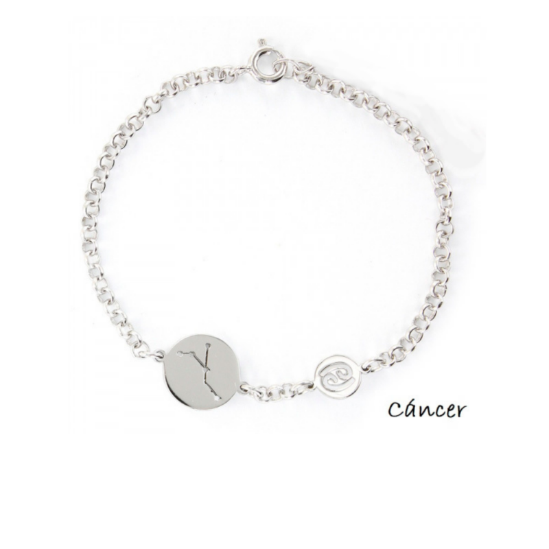 PULSERA PLATA 1º LEY HOROSCOPO CÁNCER