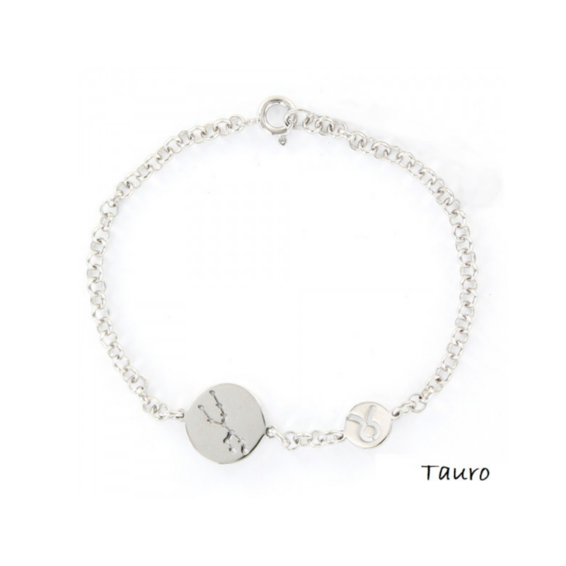 PULSERA PLATA 1º LEY HOROSCOPO TAURO