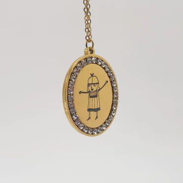 Colgante  Miss Prosperity - Acabado Oro (Personalizada)