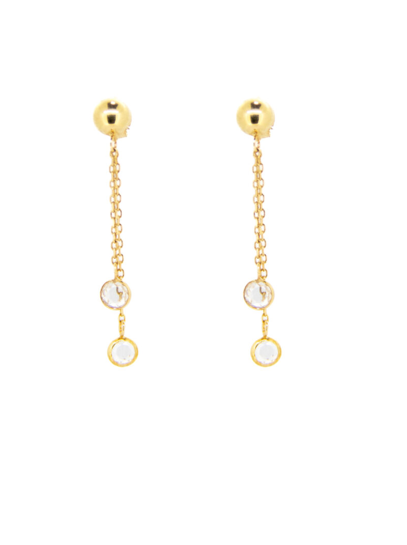 PENDIENTES ORO 18K CADENAS BRIOLET