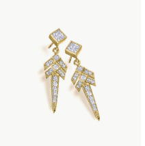 PENDIENTES WHITE TOPAZ DIAMANTES Y TOPACIO LECARRÉ