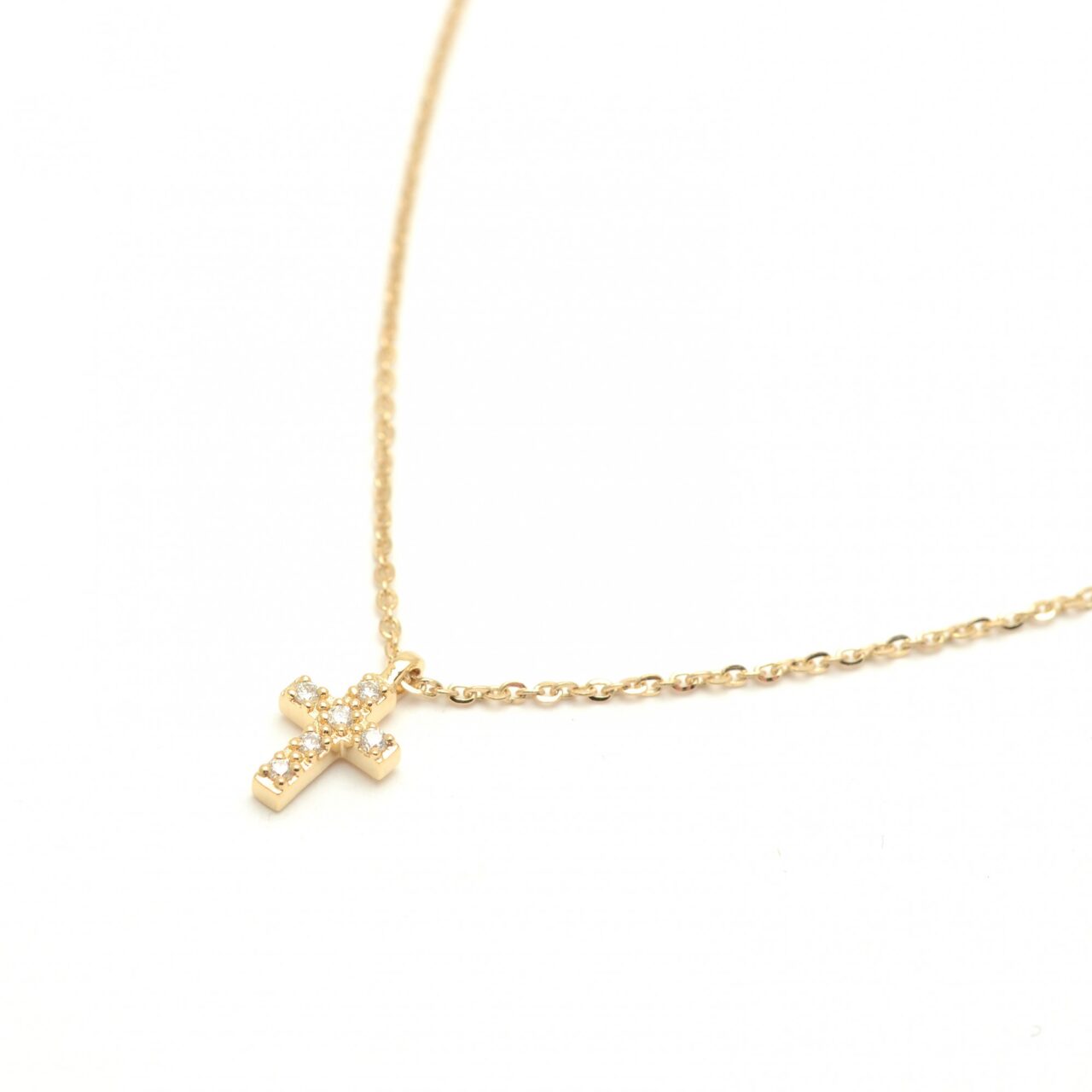 Gargantilla Oro LeCarré Cruz Diamantes