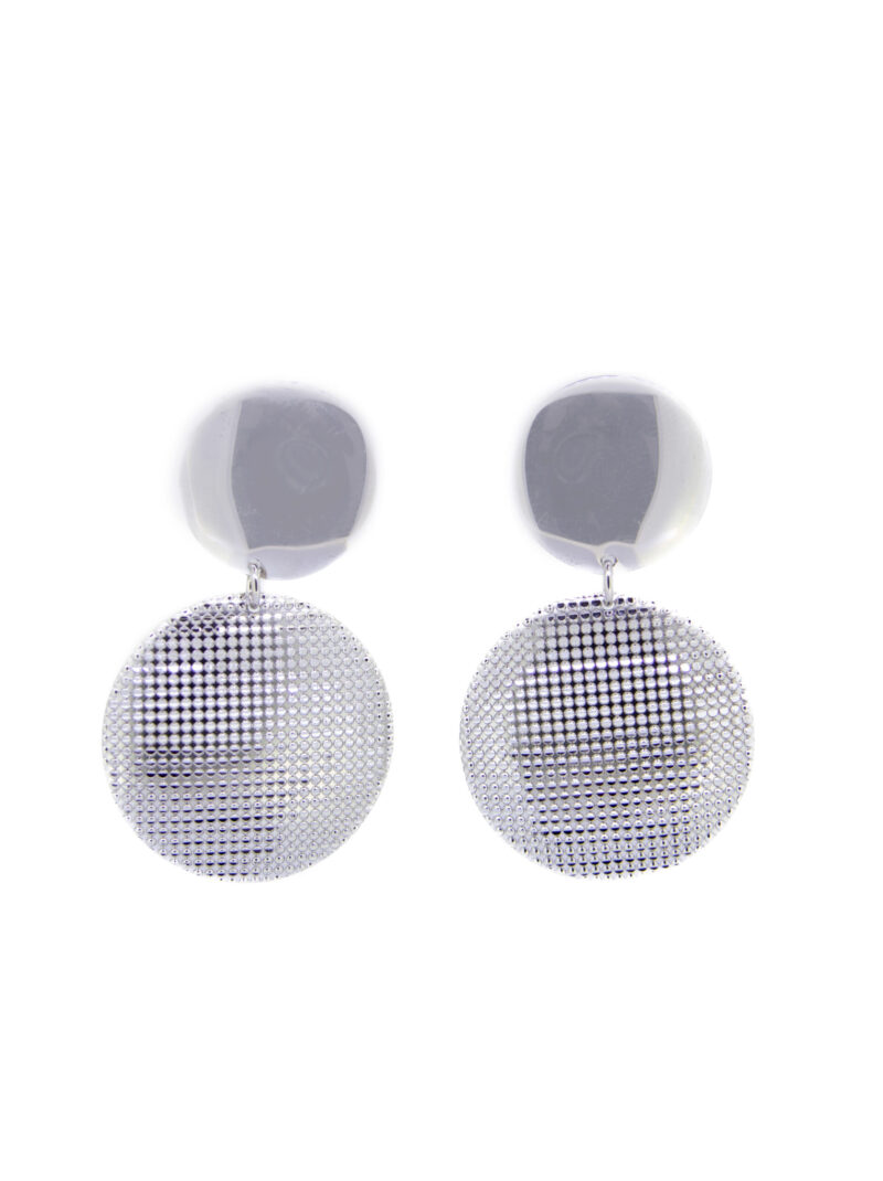 PENDIENTES DOBLE CIRCULO GRAN PLATA 1ºLEY