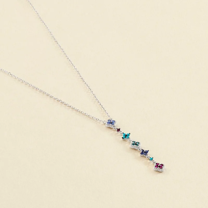 COLLAR CORTO BELOVED - MULTICOLOR / PLATA