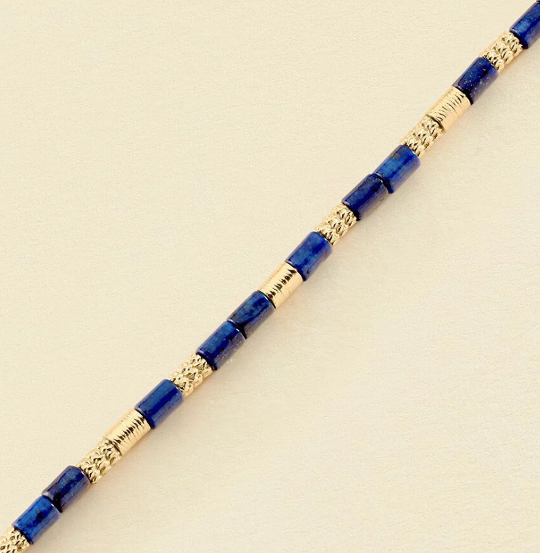 PULSERA DE CADENA PETRA - LAPIS / ORO AGATHA PARIS