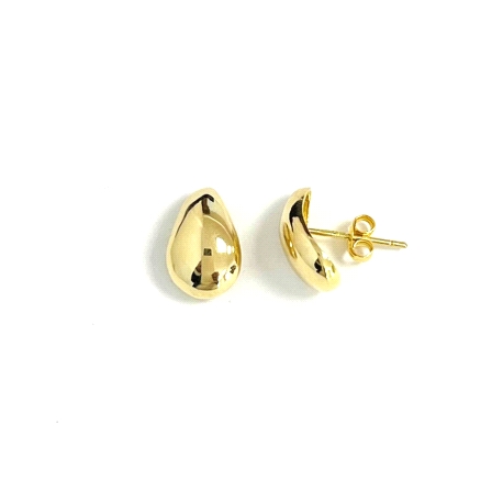 PENDIENTE GOTA  ORO 18K