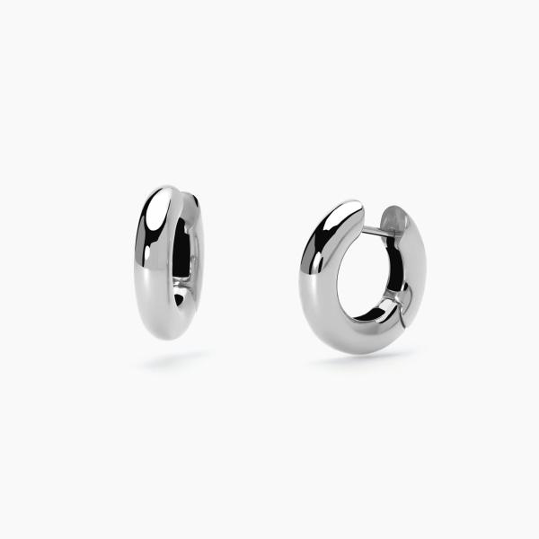 Pendientes de acero 316L aro Ø 16 mm