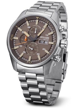 RELOJ DUWARD CABALLERO MARRON BEIG AQUASTAR Hockenheim